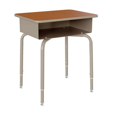 student desk with open front metal book box|Amazon.com: Flash Furniture Billie Open Front Student Desk for .